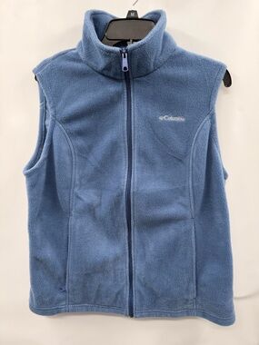 Columbia Navy Blue Fleece Vest women’s size large